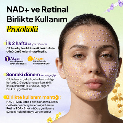 Micro Spicule NAD+ & Retinal PDRN SHOT