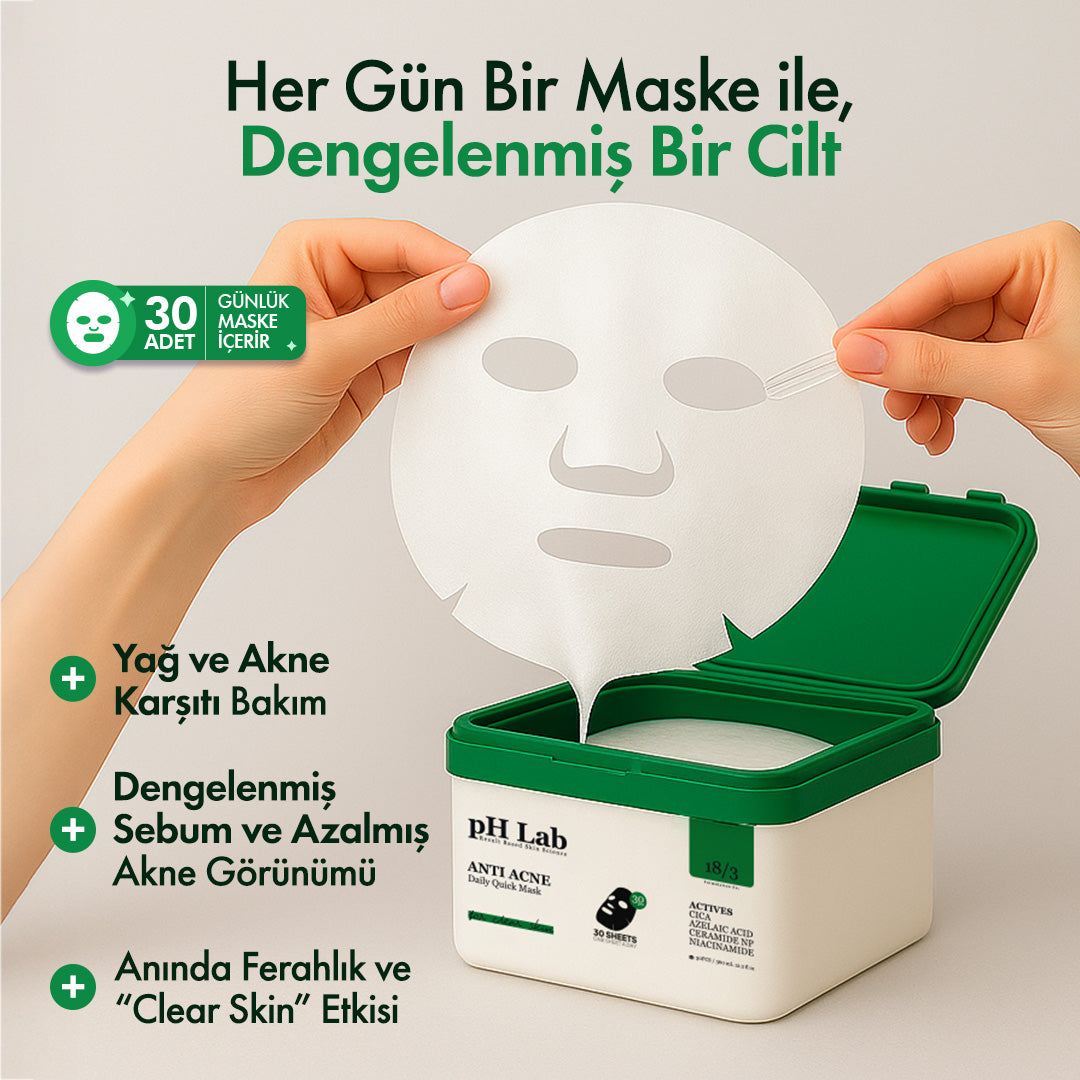 Anti-Acne 30'lu Günlük Maske ys-antiacnemask-cod