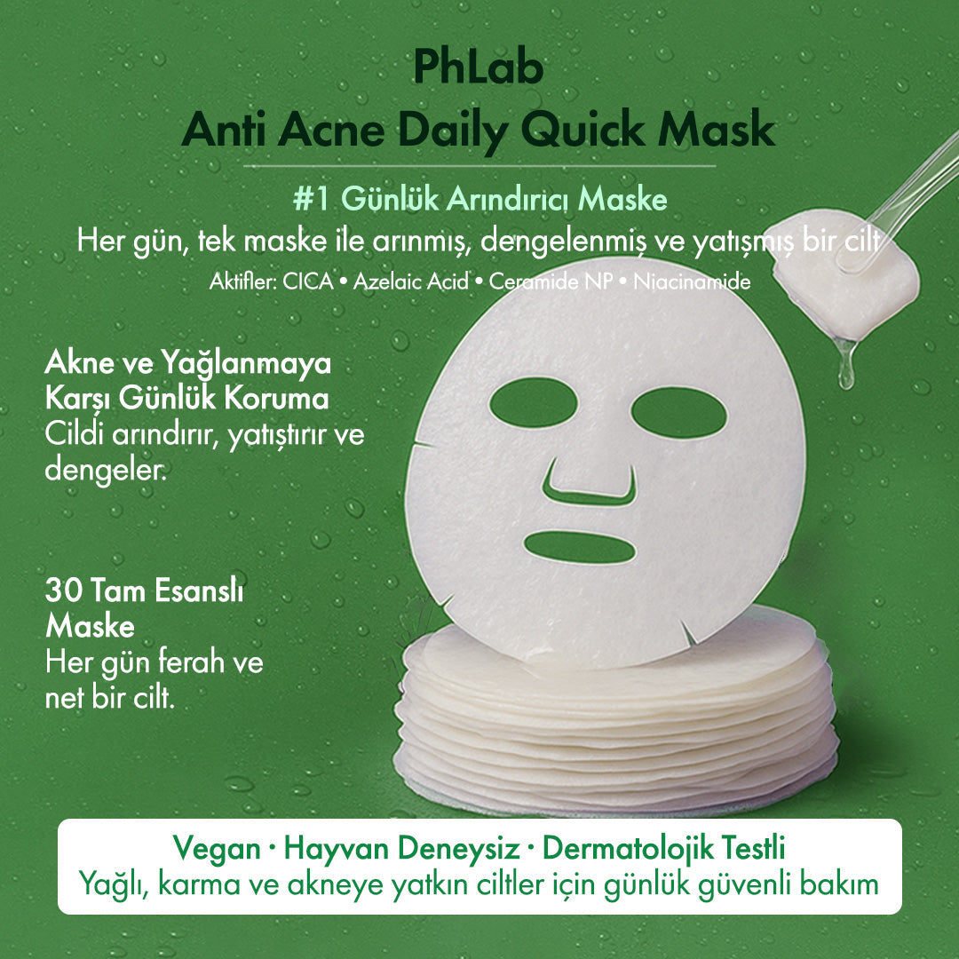 Anti-Acne 30'lu Günlük Maske ys-antiacnemask-cod