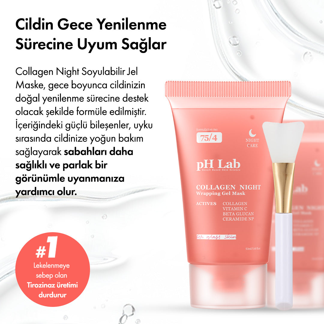 Collagen Night™ Soyulabilir Kolajen Maske LP