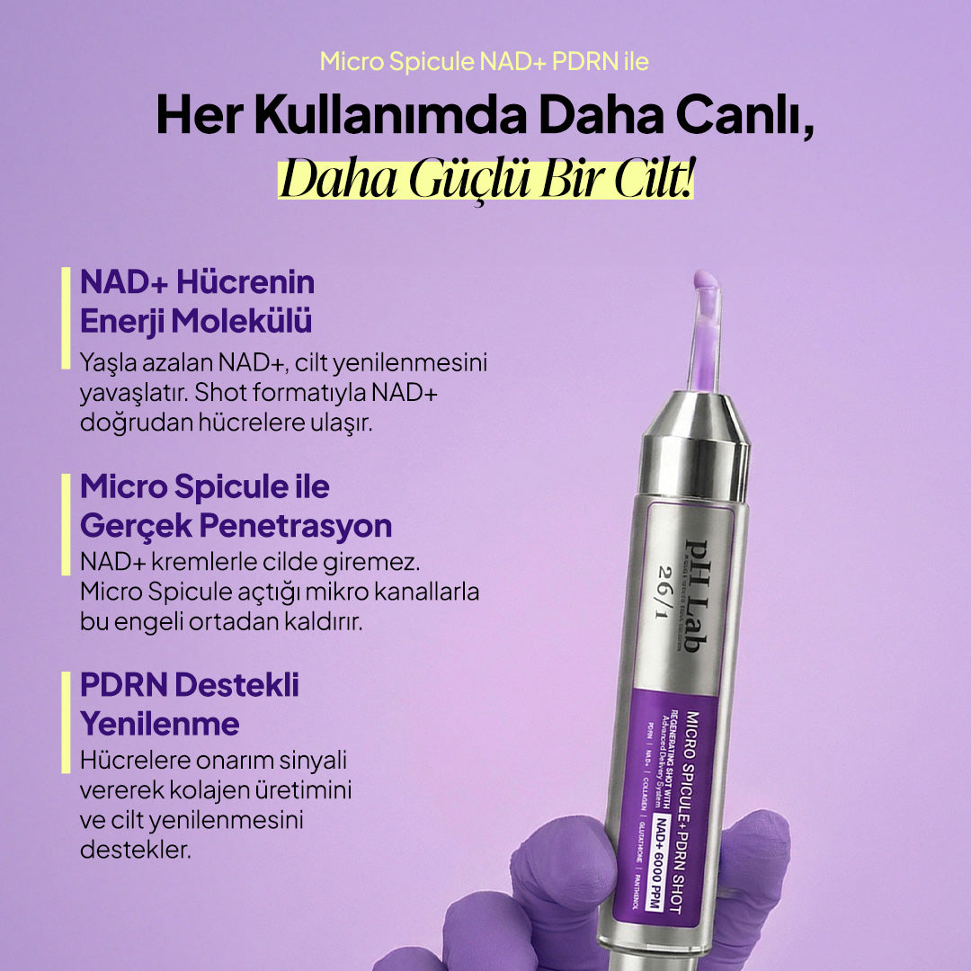Micro Spicule NAD+ & Retinal PDRN SHOT