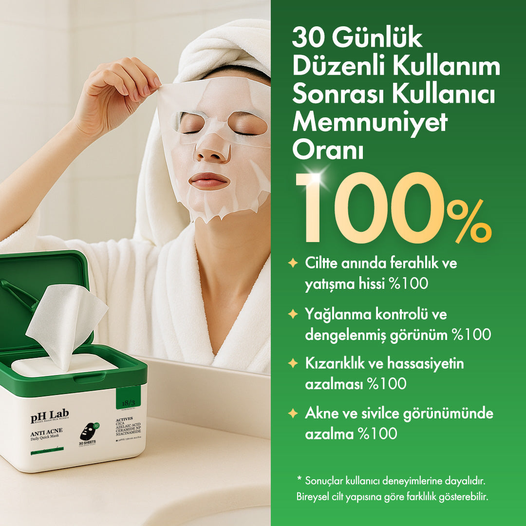 Anti-Acne 30'lu Günlük Maske ys-antiacnemask-cod