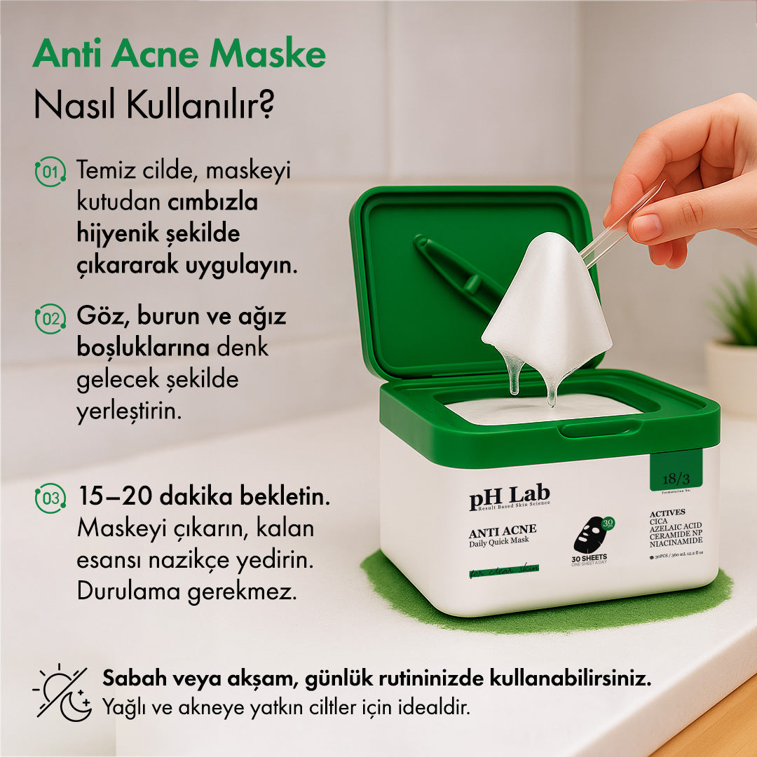 Anti-Acne 30'lu Günlük Maske ys-antiacnemask-cod